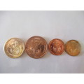 SOUTH AFRICA - LOT OF PROOF LIKE COINS - 20c  2020- 5c 2009 - 10c 2019 10c 2008