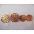 SOUTH AFRICA - LOT OF PROOF LIKE COINS -  20c  2020 -  10c  2012 -  5c 2007 -  10c 2005  10c 2012