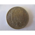 SPAIN 1 PESETE COIN - 1953