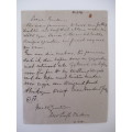 ANTIQUE LETTER CARD  GRAN OF TINIE VORSTER FROM THE CAPE COLONY 1912