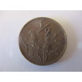 SOUTH AFRICA  - 1/2c  COIN - 1970