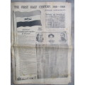 VINTAGE NEWSPAPER 1910-1960 THE FIRST HALF CENTURY - JUBILEE SUPPLEMENT