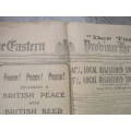 ANTIQUE NEWSPAPER - THE EASTERN PROVINCE HERALD -  1918