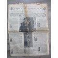 VINTAGE NEWSPAPER - THE JOHANNESBURGER / TRANSVAAL  25 YEARS OF THE UNION 1935