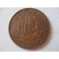 GREAT BRITAIN - HALF PENNY - 1966