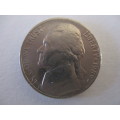 AMERICA - JEFFERSON 5c coin  - 1989