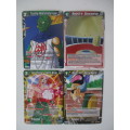 DRAGON BALL Z TRADING CARDS -  LOT OF 4