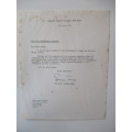 PRINTED AUTOGRAPH AND LETTER - ARCHBISOP ROBERT CONSTANCE WHO MARRIED  PRINCESS DIANA