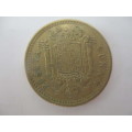 SPAIN 1 PESETA - 1966 COIN