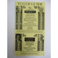 VOTER GUIDE  FOR PAST USA ELECTION FOR TRUMP AND BIDEN