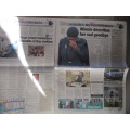 NEWSPAPER MANDELA - WEEKEND POST ALL ROADS LEAD TO QUNU - 2013