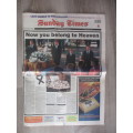 NEWSPAPER - SUNDAY TIMES - PRINCESS DIANA - NOW YOU BELONG TO HEAVEN 1997