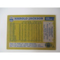 AUTOGRAPHED / SIGNED CARD - HAROLD JACKSON  USA FOOTBALL CARD