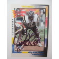 AUTOGRAPHED / SIGNED -  BILLY RAY SMITH -  CHARGERS AMERICAN FOOT BALL CARD