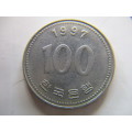 KOREA 100 WON COIN 1997