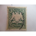 GERMANY BAVARIA 1876  LOT OF 4 STAMPS