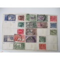 INDIA LOT OF OLD MOUNTED STAMPS