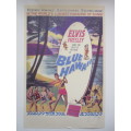MINI ELVIS POSTER AND 3 COLLECTOR REPLICA ITEMS FROM ELVIS AND MAGAZINE