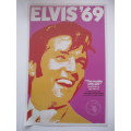 MINI ELVIS POSTER AND 3 COLLECTOR REPLICA DOCUMENTS FROM ELVIS AND MAGAZINE