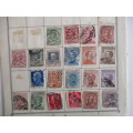 ITALY  LOT OF OLD MOUNTED STAMPS INCLUDING KING HUMBERT