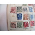 ITALY  LOT OF OLD MOUNTED STAMPS INCLUDING KING HUMBERT