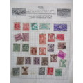 INDIA LOT OF USED MOUNTED STAMPS