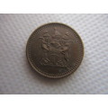 ZIMBABWE - 1/2 c  COIN  -  1975