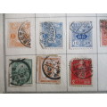 JAPAN AND  INDIA TRAVAN CORE ANCHEL STAMPS USED MOUNTED
