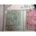 BAHAMAS AND BARBADOS USED MOUNTED STAMPS