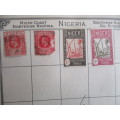 NIGERIA  AND NIGER LOT OF 4 STAMPS MOUNTED