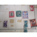TOGO / SOUTH AFRICA LOT OF USED MOUNTED STAMPS