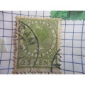 NETHERLANDS PAGE OF USED MOUNTED STAMPS