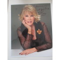AUTOGRAPHED / SIGNED- JOAN RIVERS  SIGNED PHOTO  AND SHORT LETTER