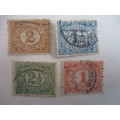 NETHERLANDS  - LOT OF USED OLD STAMPS UNMOUNTED