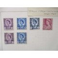 GREAT BRITAIN / WALES - USED MOUNTED STAMPS - 1958-1967
