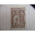 PORTUGAL 1917 CERES USED MOUNTED STAMPS