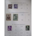 PORTUGAL - LOT OF USED MOUNTED STAMPS 1944/45