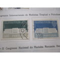 PORTUGAL LOT OF USED MOUNTED STAMPS 1958