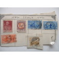 ITALY - USED MOUNTED STAMPS