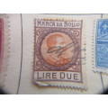 ITALY - USED MOUNTED STAMPS