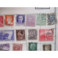 ITALY - LOT OF USED MOUNTED STAMPS
