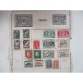 GREECE - USED MOUNTED STAMPS