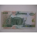 ZAMBIA -  20 KWACHA BANK NOTE  UNCIRCULATED STATE AF 9178604 - 1992