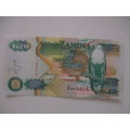 ZAMBIA -  20 KWACHA BANK NOTE  UNCIRCULATED STATE AE 0718814 - 1992