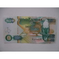 ZAMBIA -  20 KWACHA BANK NOTE  UNCIRCULATED STATE AE 0718808 - 1992
