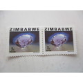 ZIMBABWE - 3c MINT PAIR