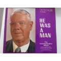 LOVELY LP HE WAS A MAN DOUBLE LP OF THE LIFE OF PAST PRESIDENT H. F. VERWOERD