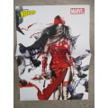 MARVEL POSTER PRESENTED  BY WIZARD 2 SIDED POSTER - 26 X  35 CM