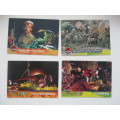 TOPPS -  THE LOST WORLD  TRADING CARDS 1997 -  LOT OF 4 CARDS
