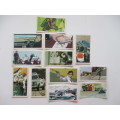 CIGARETTE CARDS / BROOKE BOND TEA CARDS - POLICE FILE - LOT OF 12 CARDS